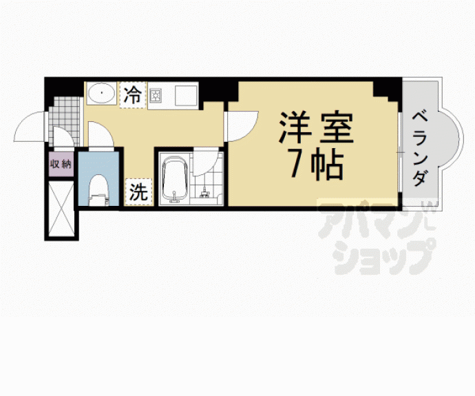 【サンシティ烏丸】間取