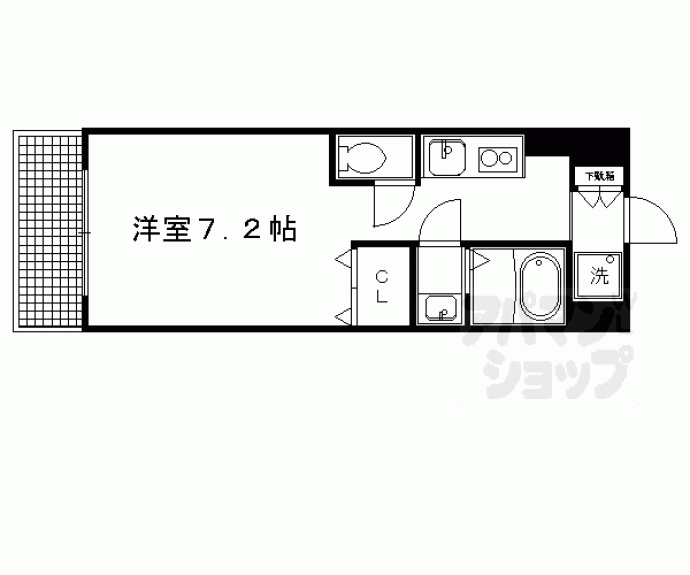 【サンシティ烏丸高辻】間取