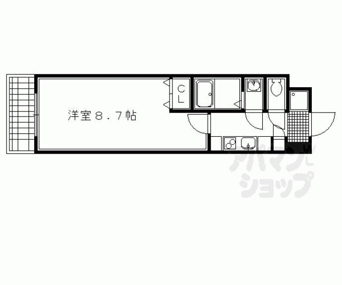 【サンシティ烏丸高辻】間取