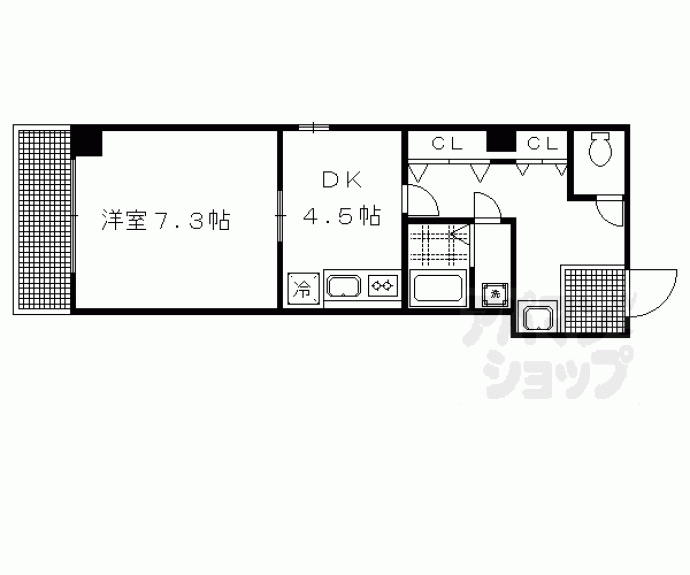 【アイカーサ富小路】間取