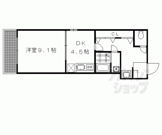 【アイカーサ富小路】間取
