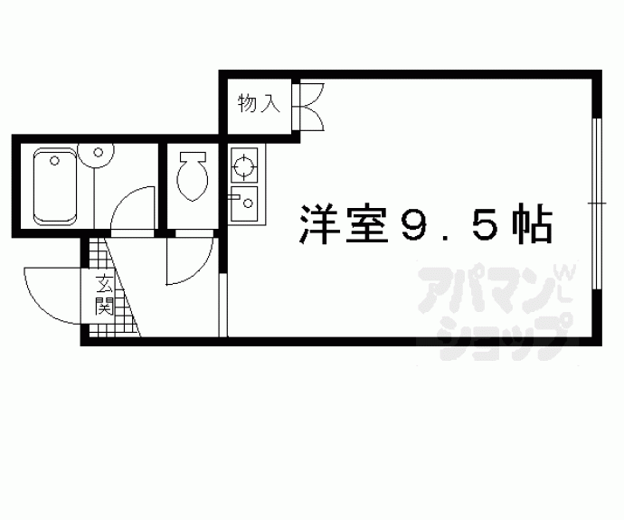 【東山女子ハイツ】間取