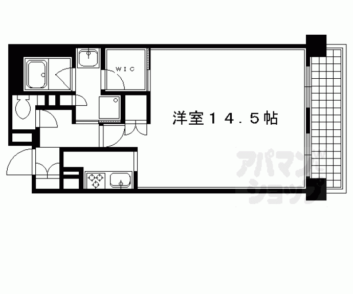 【ルーシア四条烏丸】間取