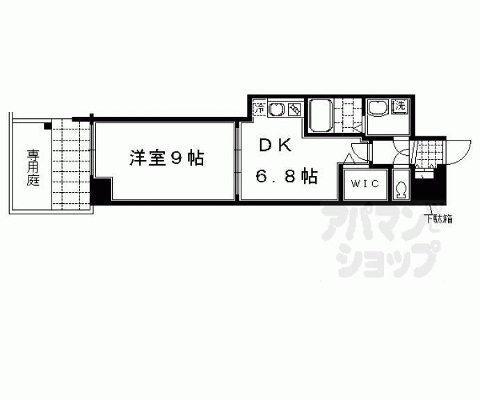 【プレサンス京都四条大宮】間取