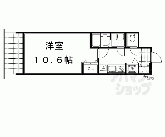 【プレサンス京都四条大宮】間取