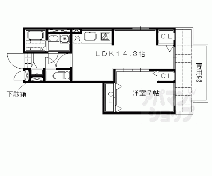 【エスポワール 仁】間取