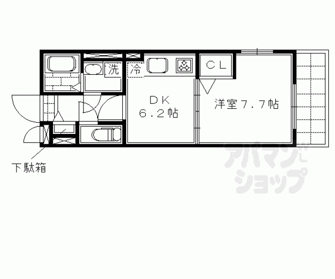 【エスポワール　仁】間取