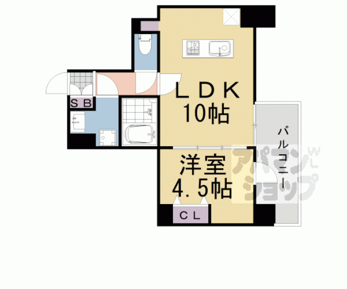 【クローナコート烏丸御池】間取