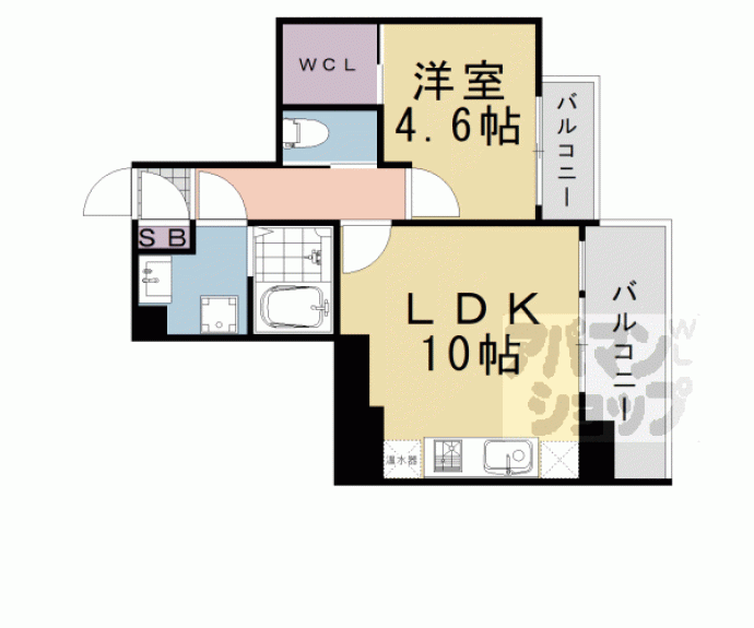 【クローナコート烏丸御池】間取