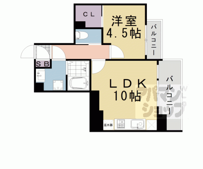 【クローナコート烏丸御池】間取