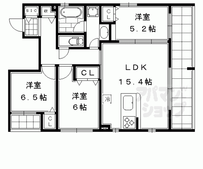 【グラシア髙倉】間取