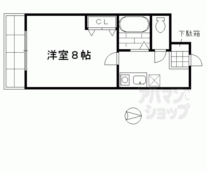 【アール四条大宮】間取