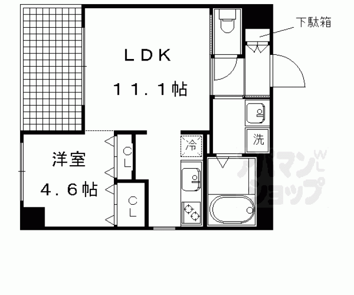 【御所南　晴風苑】間取
