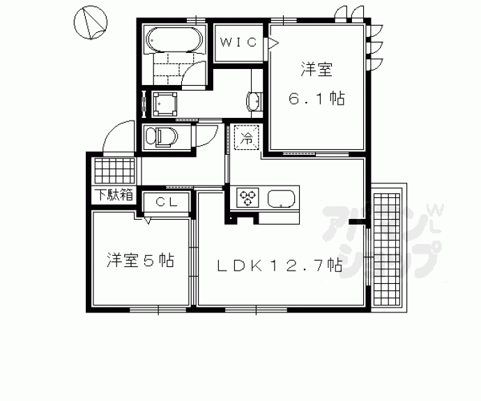 【ルーチェ西洞院】間取