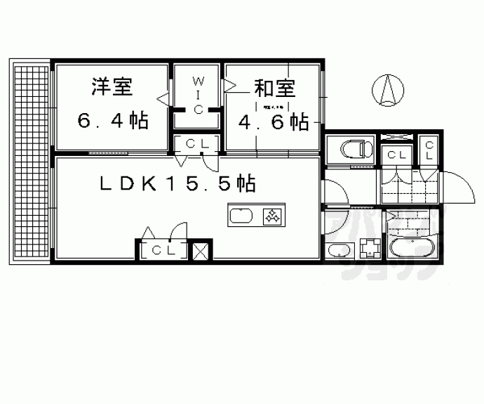 【セレーナ室町】間取