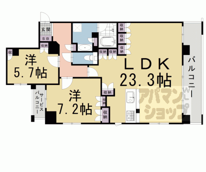 【ＳＯＨＯ烏丸】間取