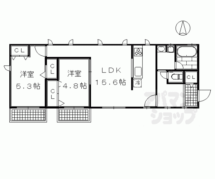 【カーサ・デッラルベーロ・カネコ・釜座邸】間取