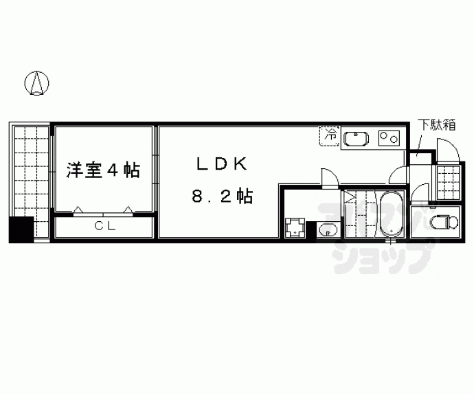 【アイカーサ麩屋町】間取