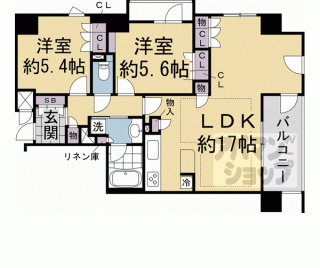 【イーグルコート烏丸御池ル・シエル】