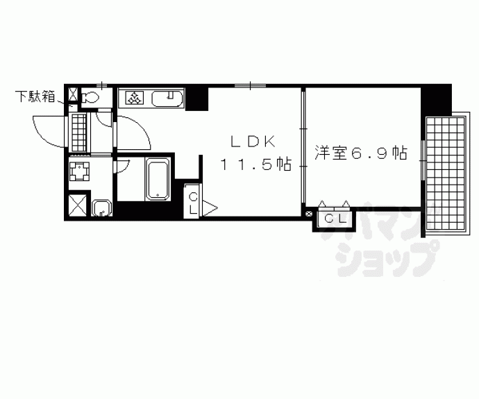 【イール御池】間取