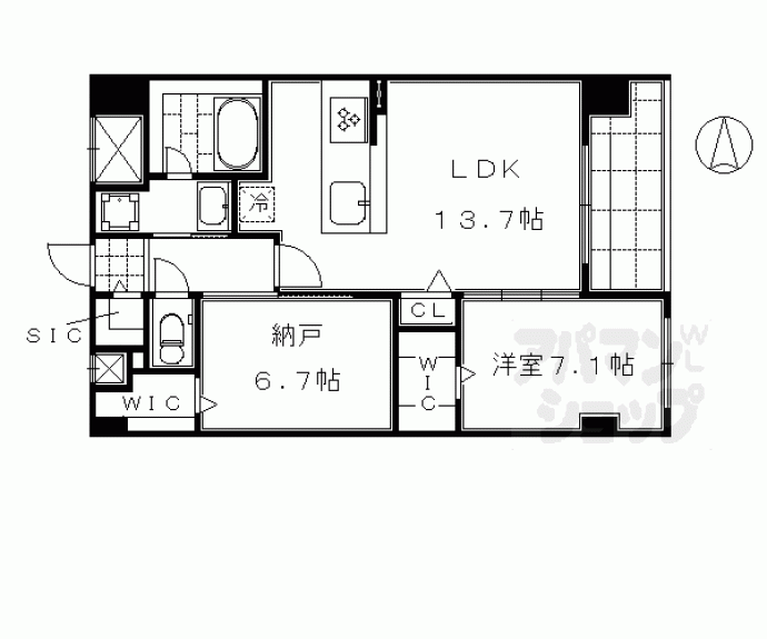 【京まちなか湖月】間取
