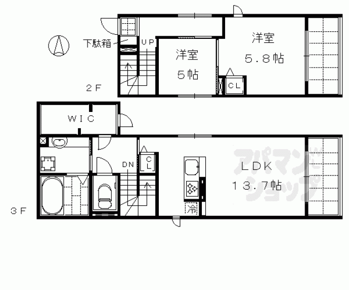 【コエーダコート大宮】間取