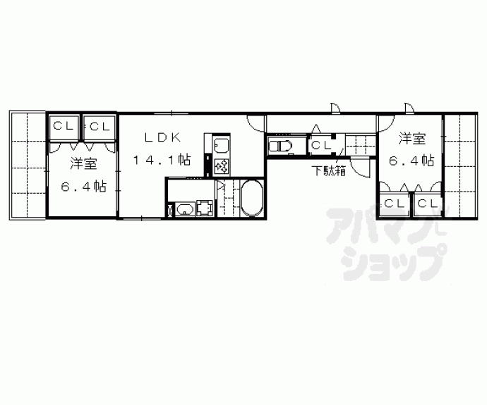 【シャーメゾンたむら】間取