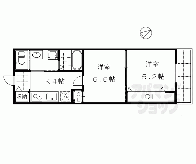 【アルカス京都東山三条】間取