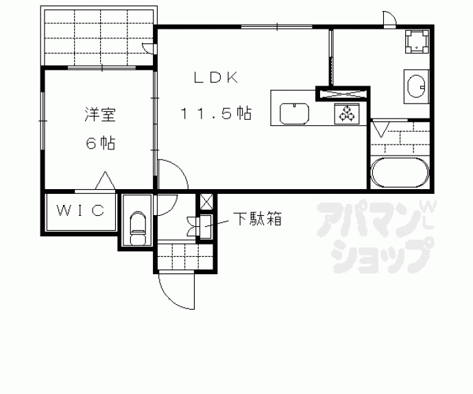 【京洛舎　東山三条】間取