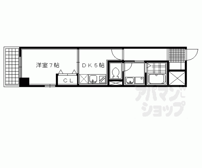 【ロアンヌ清水】間取