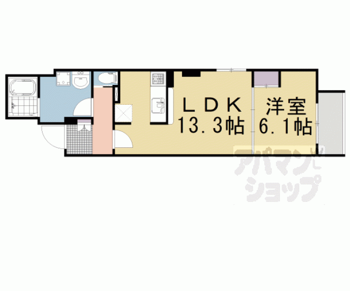 【ＣＡＬＭ小川通】間取