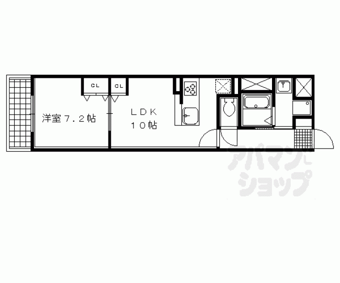 【カーサ小紅屋】間取