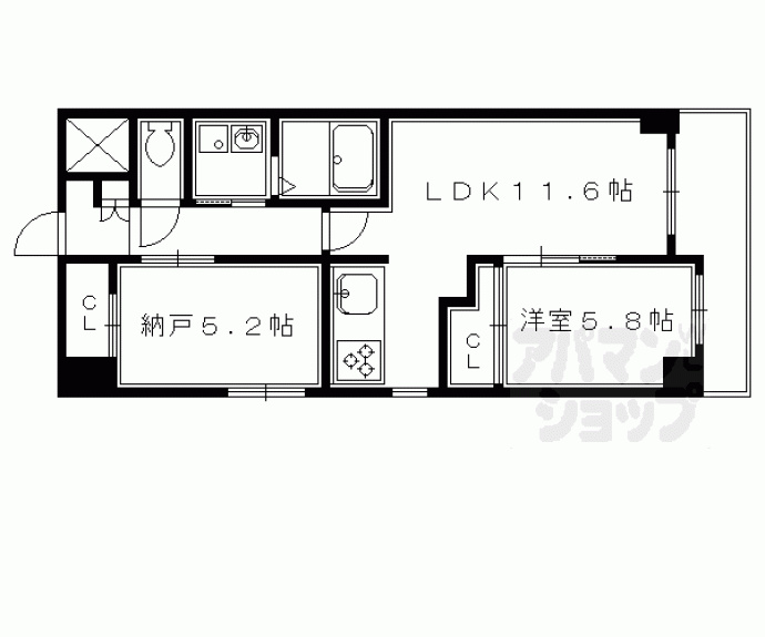 【RIVER MOAT SHIJO】間取