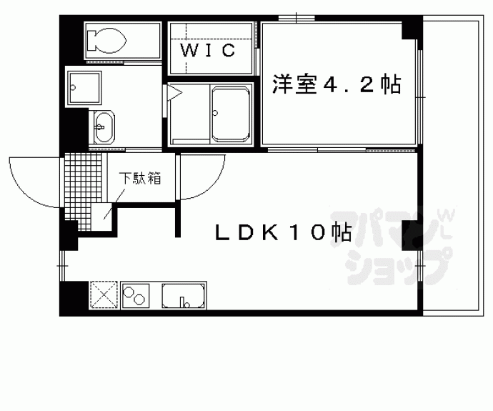 【ＴｈｅＬｕｘｅ京都三条】間取