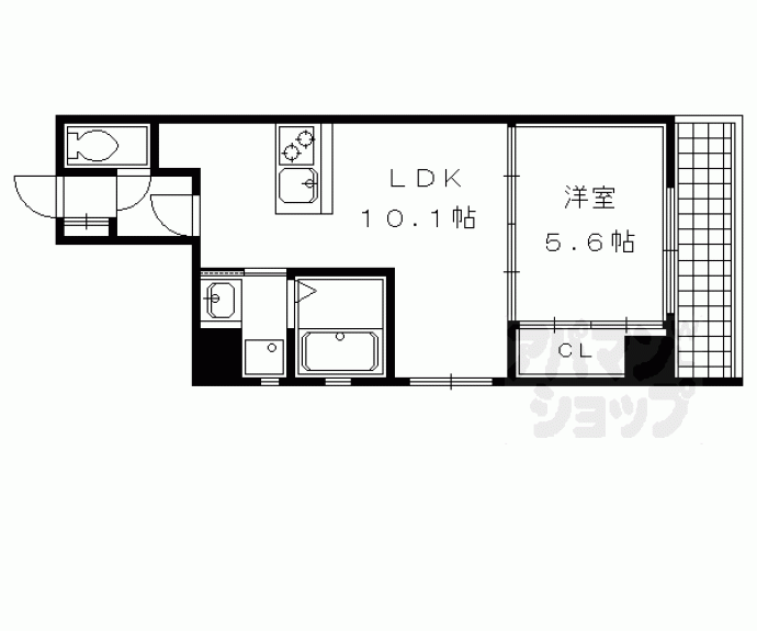 【シルエラ御所南】間取