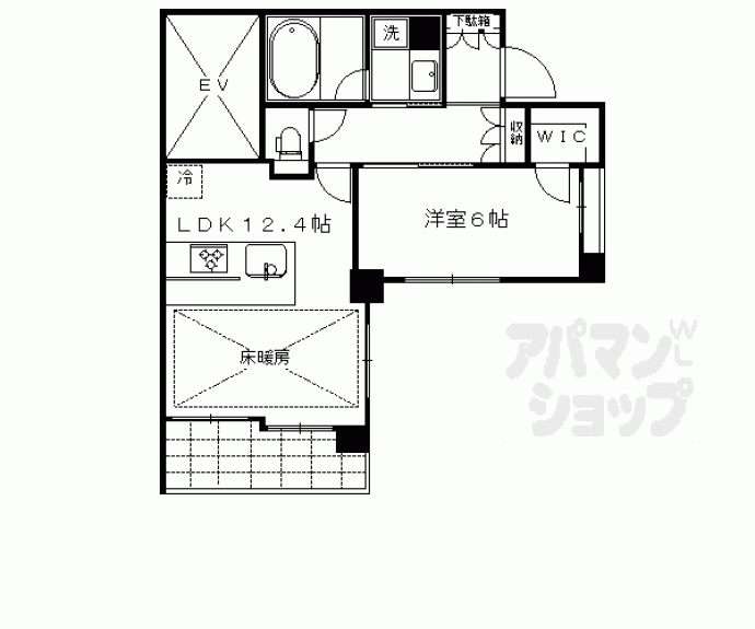 【プレイズ御所南】間取