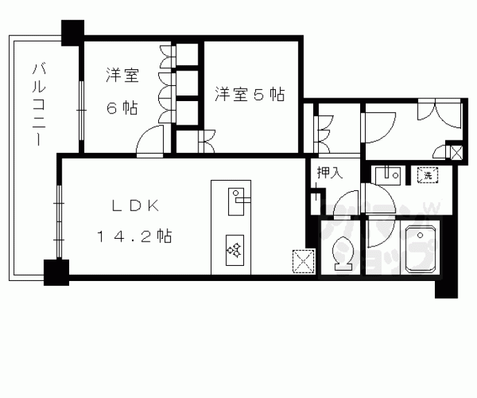 【ザ・京都レジデンス御所南】間取