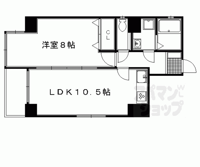 【シャトー・ラ・ドゥーブ】間取