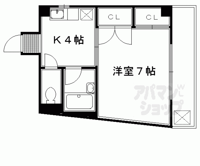 【中原マンション】間取