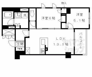 【デュオヒルズ京都室町通鯉山町】