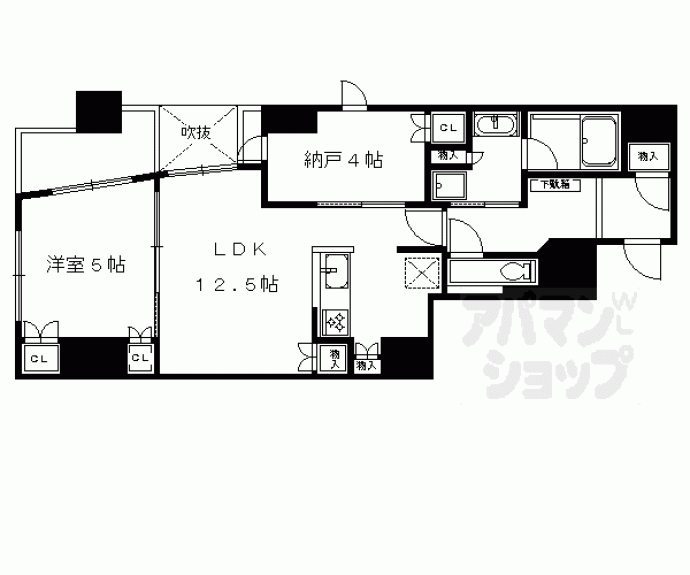 【プレミスト京都御池通】間取