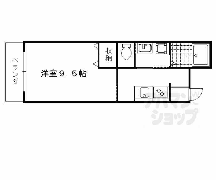 【MESA VERDE壬生】間取