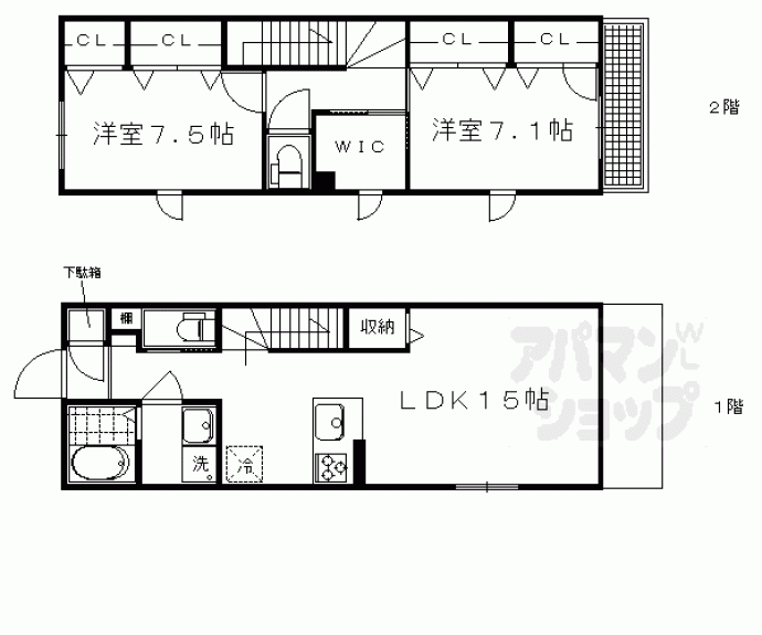 【ＣＯＲＴ　ＵＥＳＨＯ　姉小路】間取