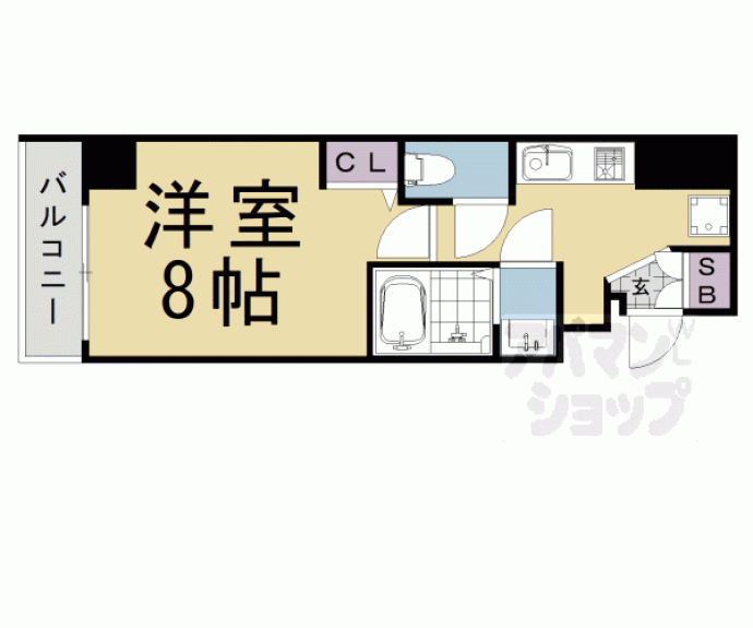 【エリタージュ新町】間取