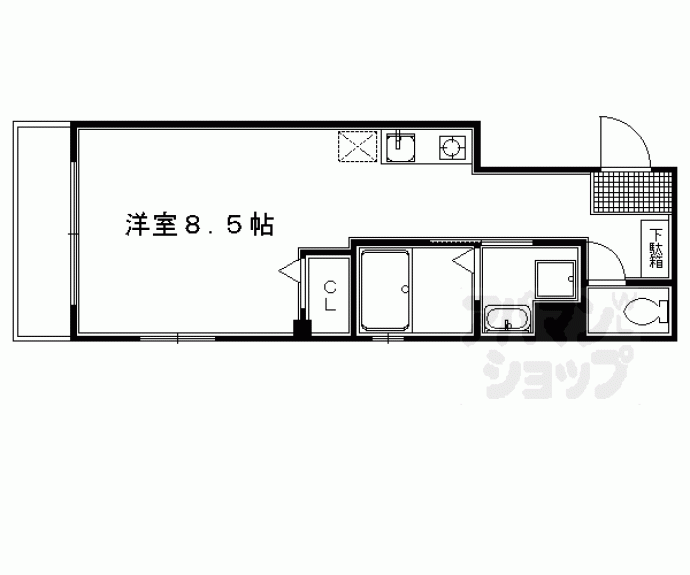 【グランディール烏丸】間取