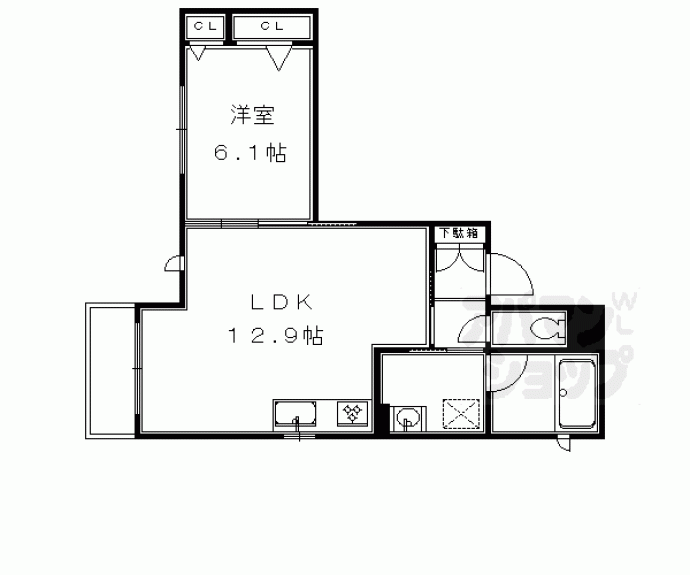 【Ｓｈａｍａｉｓｏｎ　呉春】間取