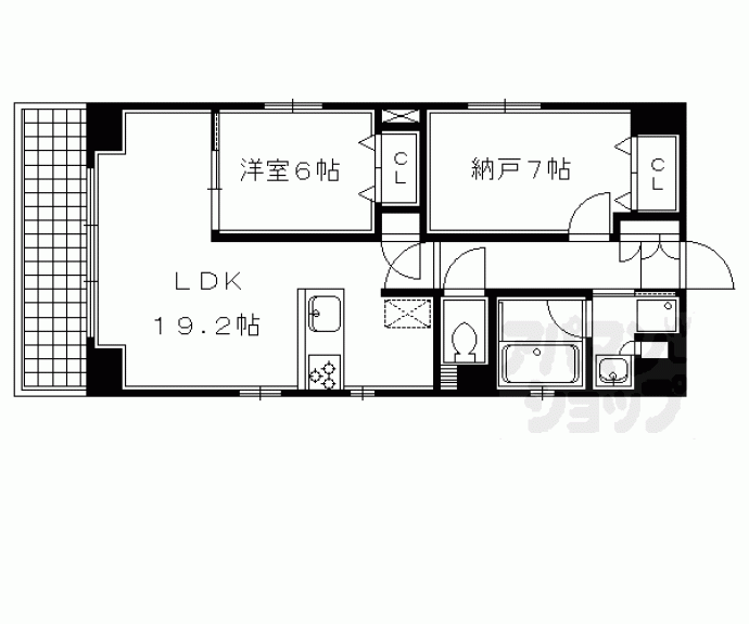 【エヌ・グレイス堀川】間取