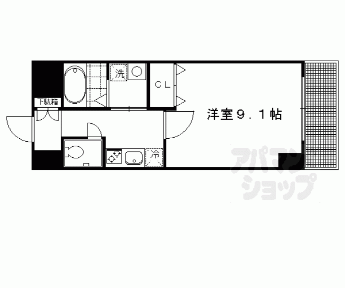 【ラソ二条】間取