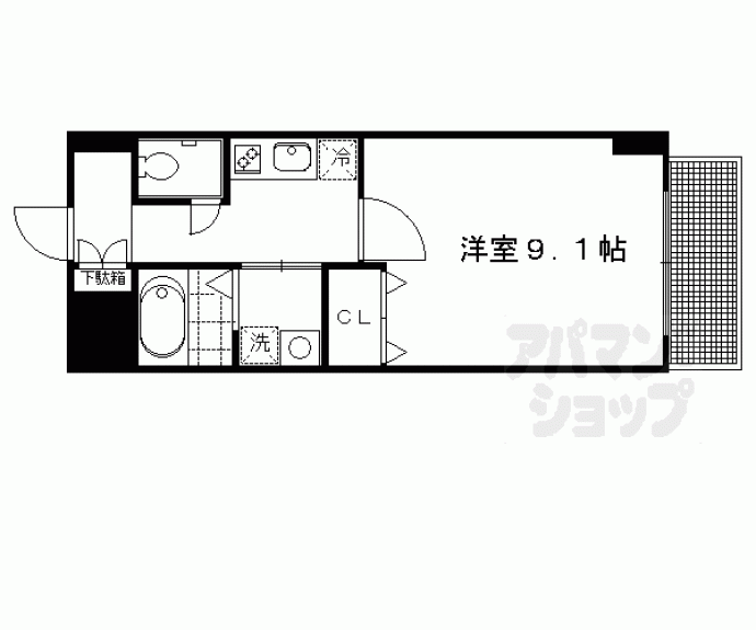【ラソ二条】間取