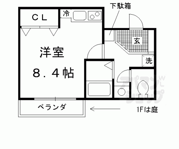 【MoNo Ciel二条城】間取
